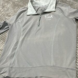 VS PINK Yoga 1/4 zip pullover- L